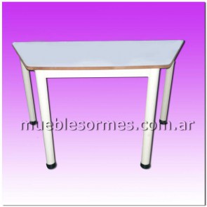 Mesa Trapezoidal para preescolar