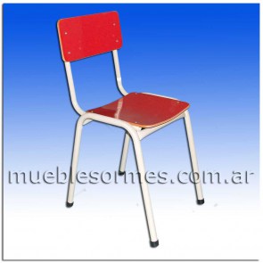 Silla escolar standar | Medidas: 45cm de alto .